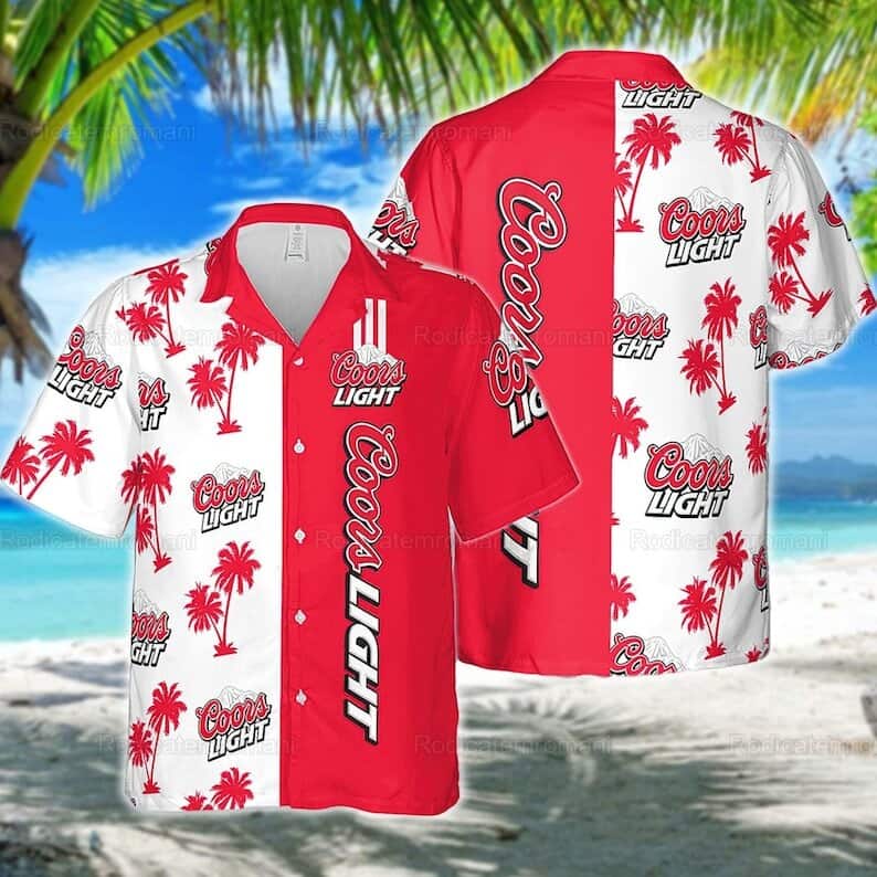 Summer Aloha Coors Light Beer Hawaiian Shirt Gift For Beer Lovers
