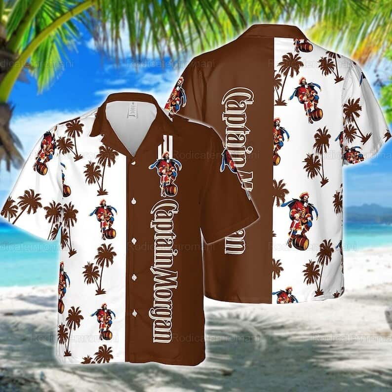 Dark Rum Captain Morgan Hawaiian Shirt Summer Gift For Best Friend