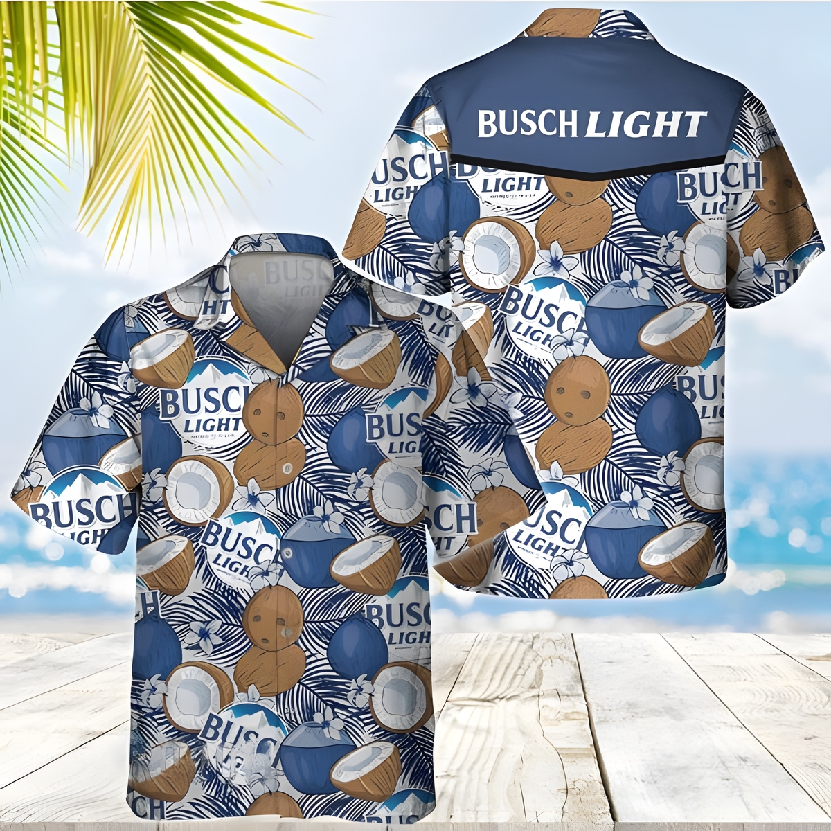 Trending Busch Light Beer Hawaiian Shirt Summer Vacation Gift For Beer Lovers