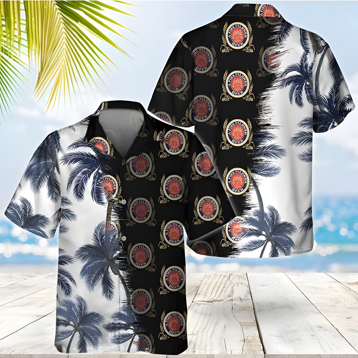 Special Miller Lite Hawaiian Shirt Palm Trees Trendy Summer Gift