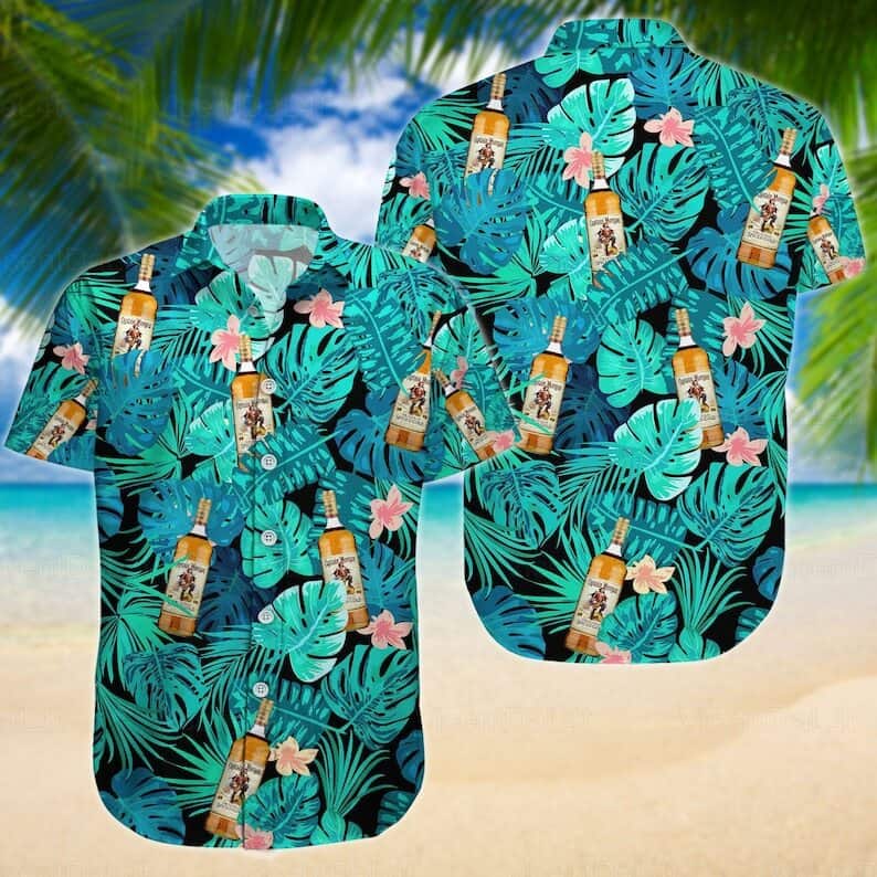 Trending Captain Morgan Hawaiian Shirt Tropical Plant Gift For Girlfriend