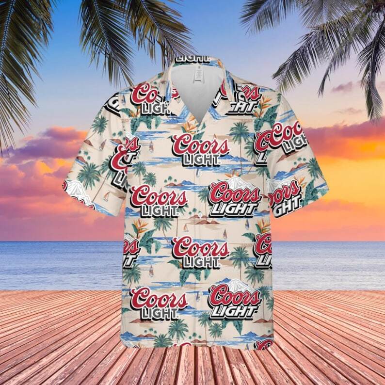 Classic Coors Light Hawaiian Shirt Aloha Island Gift For Beer Fans