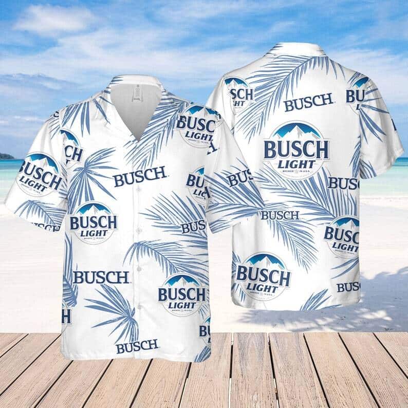 Busch Light Hawaiian Shirt Special Beer Gift For Beach Vacation