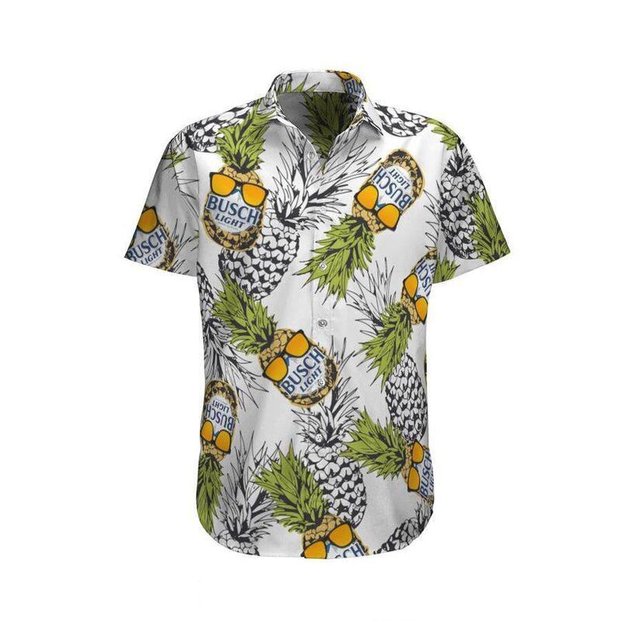 Busch Light Hawaiian Shirt Funny Pineapple Summer Gift For Beer Lovers