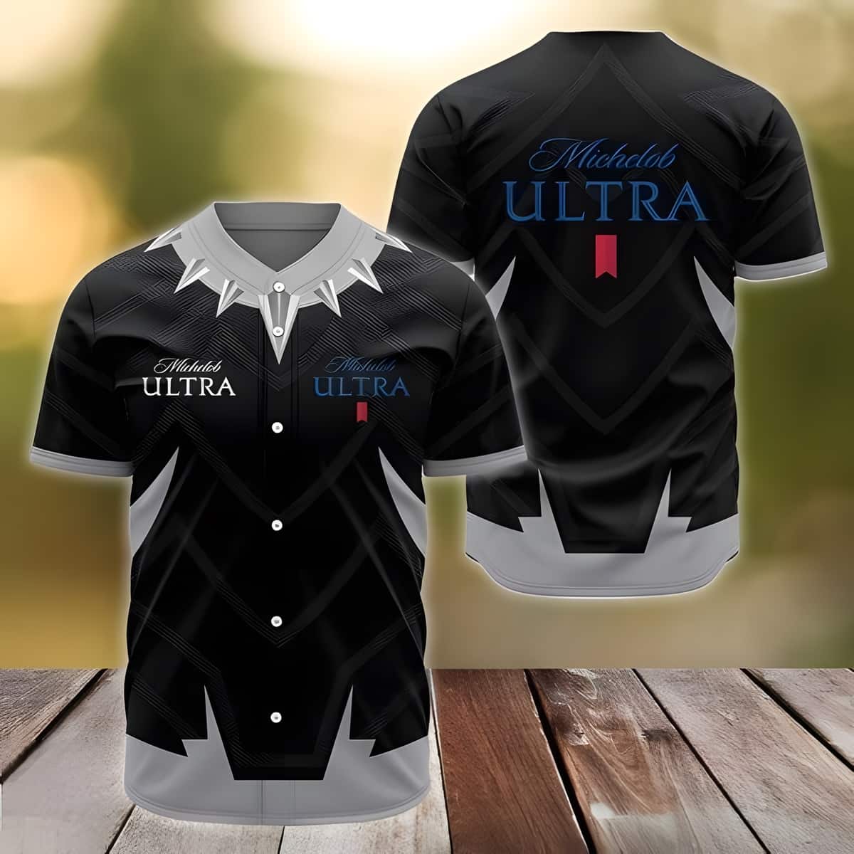 Cool Black Michelob ULTRA Baseball Jersey Gift For Friends