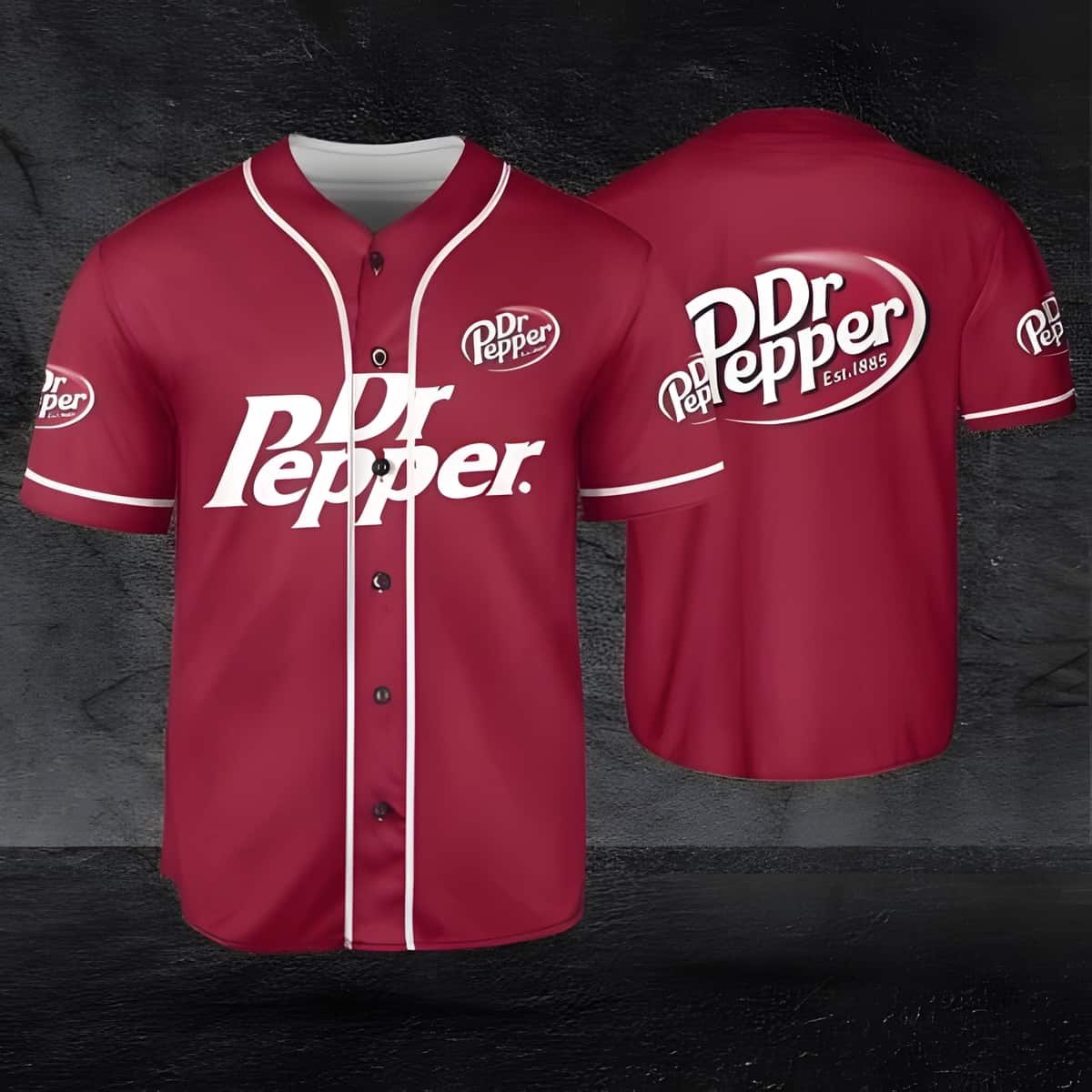 Basic Dr Pepper Baseball Jersey Birthday Gift For Beer Lovers