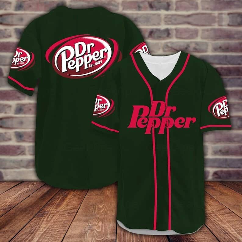 Classic Dr Pepper Beer Baseball Jersey Gift For Sport Dad