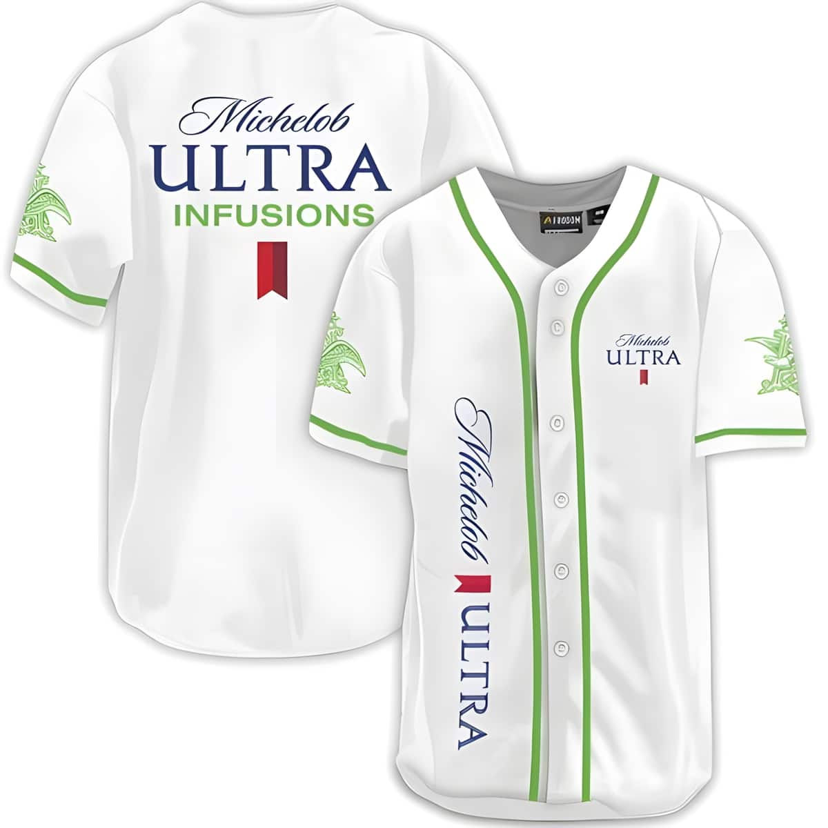 Michelob ULTRA Baseball Jersey Infusions Lime & Prickly Pear Cactus Gift For Beer Lovers