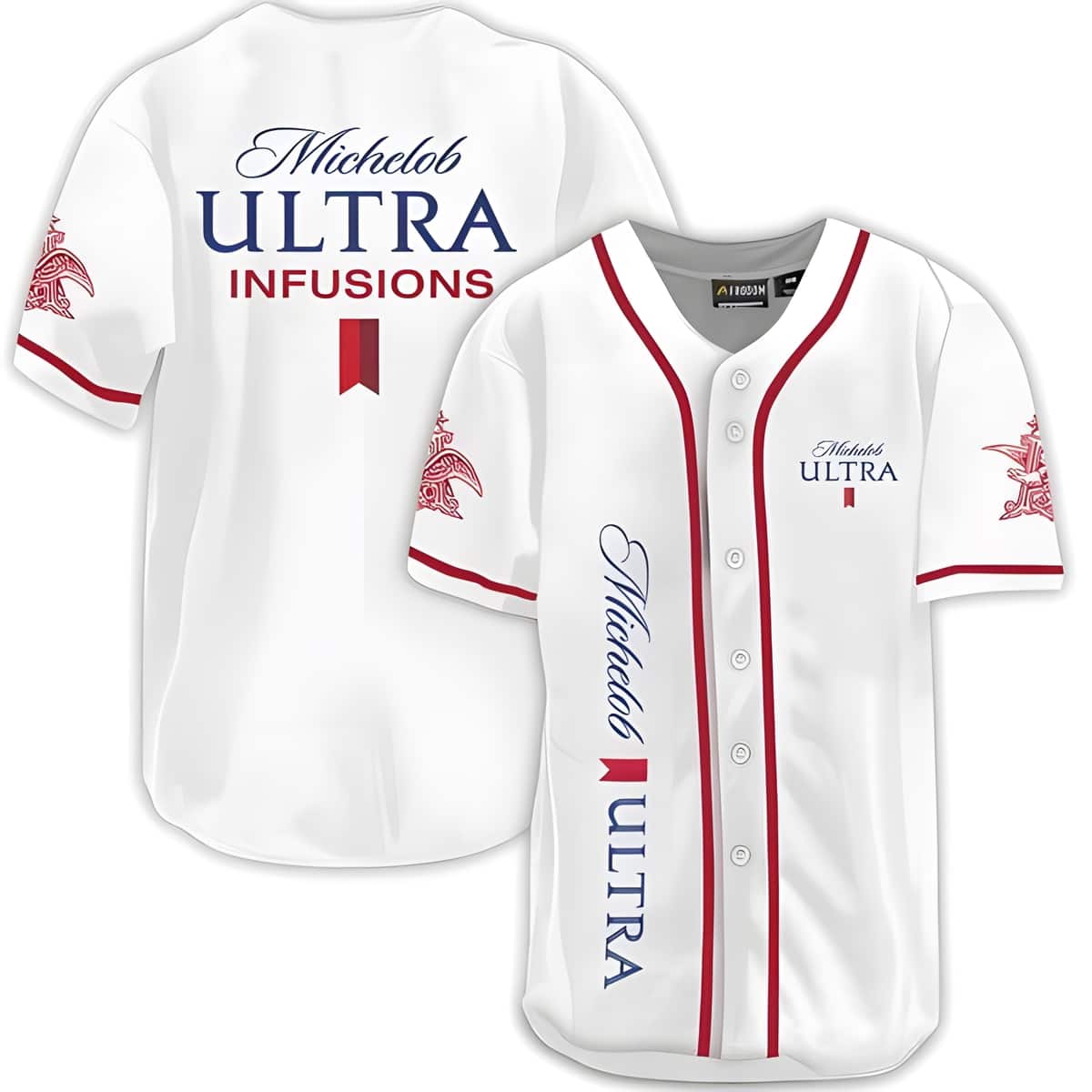 Michelob ULTRA Baseball Jersey Infusions Pomegranate & Agave Light Beer Gift For Brother