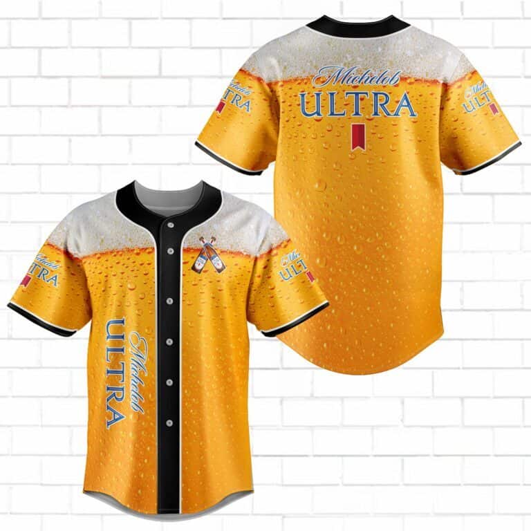 Special Michelob ULTRA Baseball Jersey Full Beer Gift For Husband