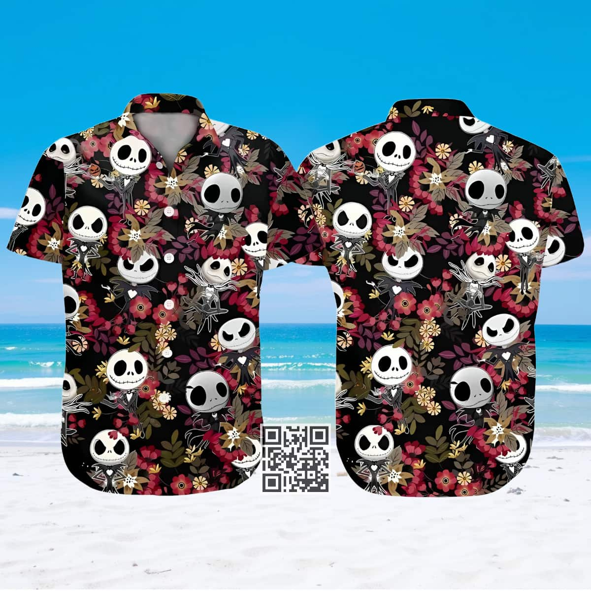 Jack Daniel's Hawaiian Shirt Jack Skellington The Nightmare Before Christmas