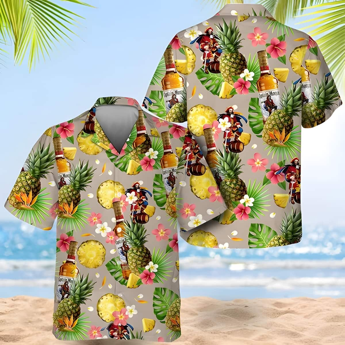 Special Captain Morgan Hawaiian Shirt Pineapple Gift For Him