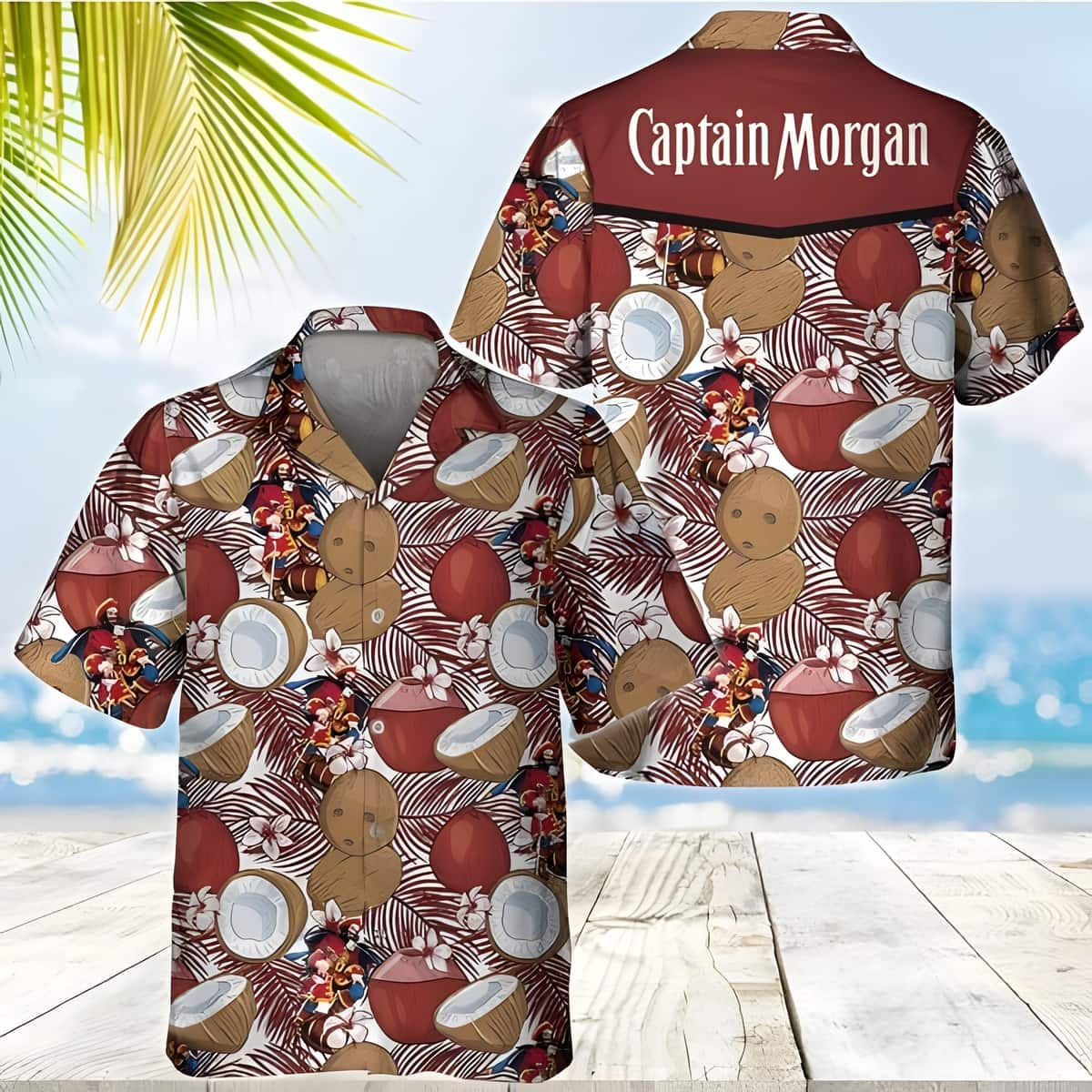 Classic Captain Morgan Hawaiian Shirt Coconut Gift For Friend