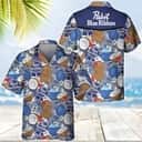 Pabst Blue Ribbon Hawaiian Shirt Tropical Coconut Summer Gift For Beer Lovers Pabst Blue Ribbon Hawaiian Shirt Tropical Coconut Summer Gift For Beer Lovers