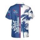 Pabst Blue Ribbon Beer Hawaiian Shirt Vintage Summer Gift