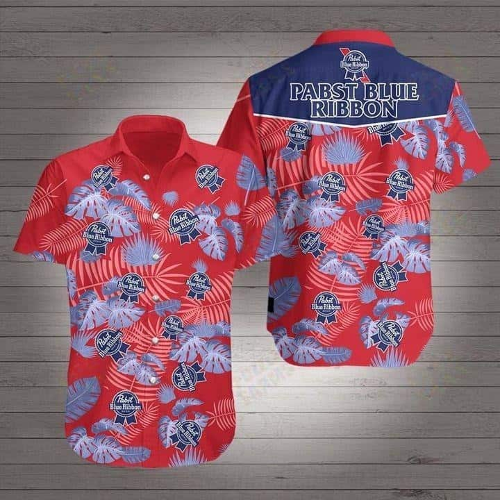 Pabst Blue Ribbon Hawaiian Shirt Trendy Summer Cool Gift For Friend