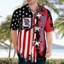 Pabst Blue Ribbon Beer Hawaiian Shirt US Flag Independence Day Gift For Girlfriend Pabst Blue Ribbon Beer Hawaiian Shirt US Flag Independence Day Gift For Girlfriend
