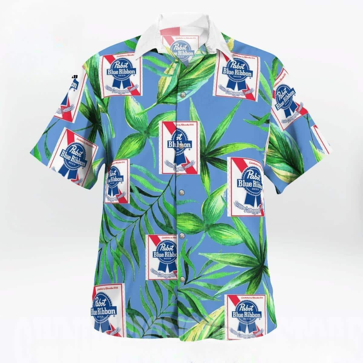 Pabst Blue Ribbon Beer Hawaiian Shirt Summer Gift For Best Friend