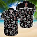 Black Aloha Captain Morgan Hawaiian Shirt Summer Gift For Boyfriend Black Aloha Captain Morgan Hawaiian Shirt Summer Gift For Boyfriend