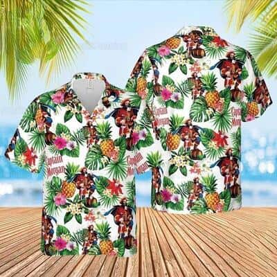 Awesome Captain Morgan Hawaiian Shirt Tropical Pineapple Gift For Summer Trip Awesome Captain Morgan Hawaiian Shirt Tropical Pineapple Gift For Summer Trip