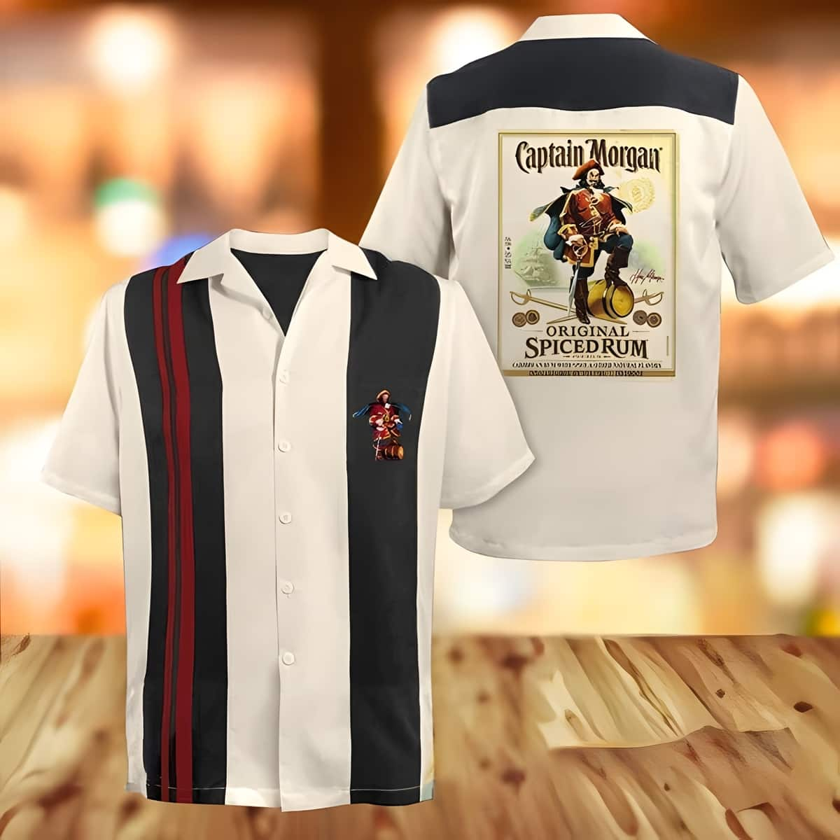 Beige Captain Morgan Hawaiian Shirt Special Gift For Summer Trip