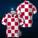 Trendy Gingham Dr Pepper Hawaiian Shirt Gift For Beer Drinkers