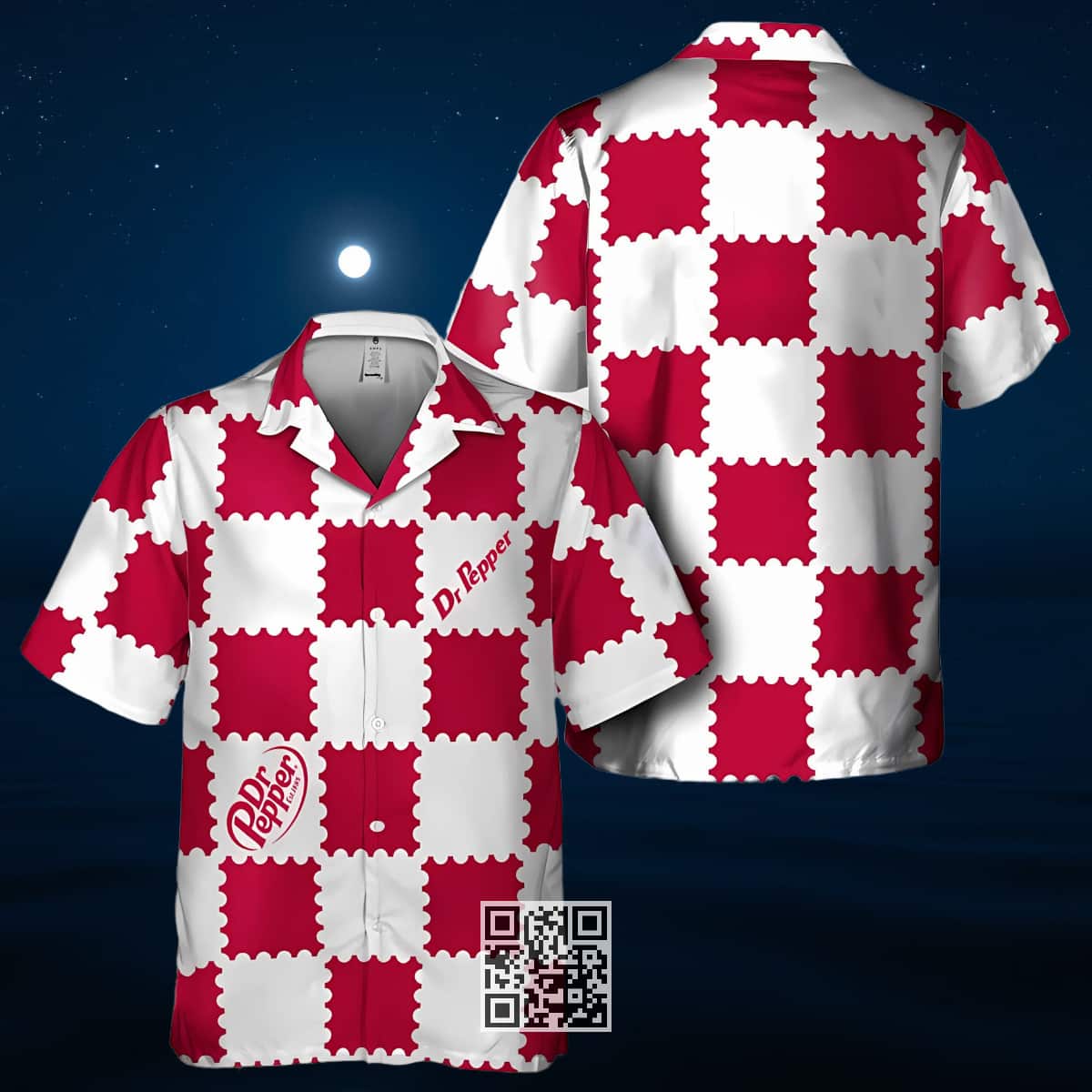 Trendy Gingham Dr Pepper Hawaiian Shirt Gift For Beer Drinkers Trendy Gingham Dr Pepper Hawaiian Shirt Gift For Beer Drinkers