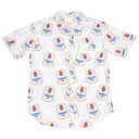 White Natural Light Hawaiian Shirt Trendy Gift For Holiday Trip