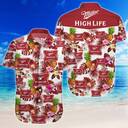 Miller High Life Hawaiian Shirt Tropical Summer Gift For Girlfriend Miller High Life Hawaiian Shirt Tropical Summer Gift For Girlfriend