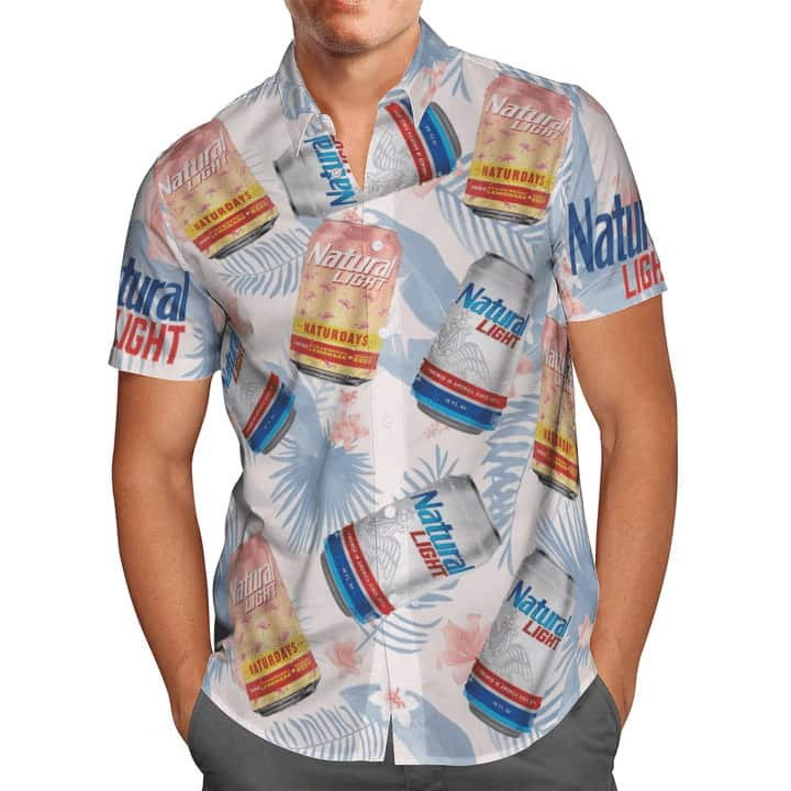 Basic Natural Light Hawaiian Shirt Birthday Gift For Beach Lovers