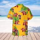 Stylish Captain Morgan Rum Hawaiian Shirt Hibiscus Flower Gift For Boyfriend