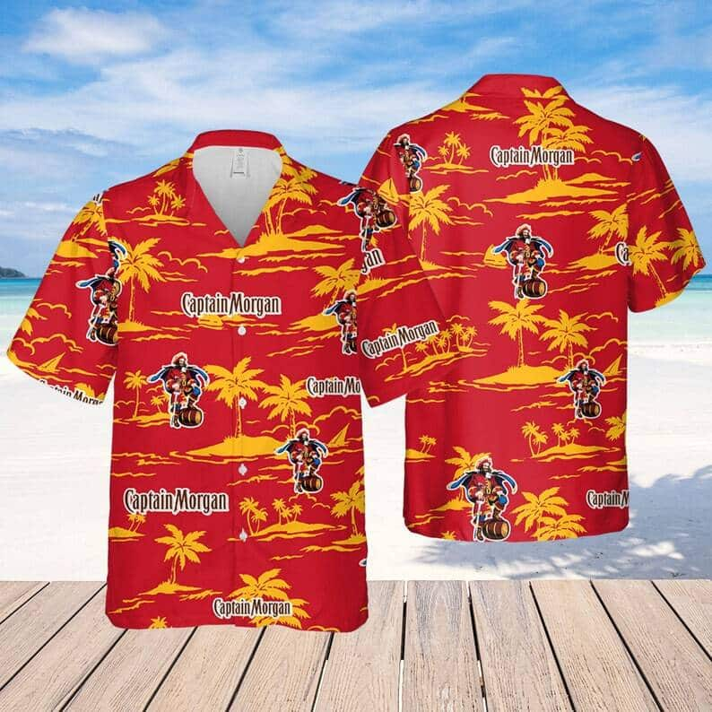 Awesome Captain Morgan Hawaiian Shirt Summer Gift For Dad