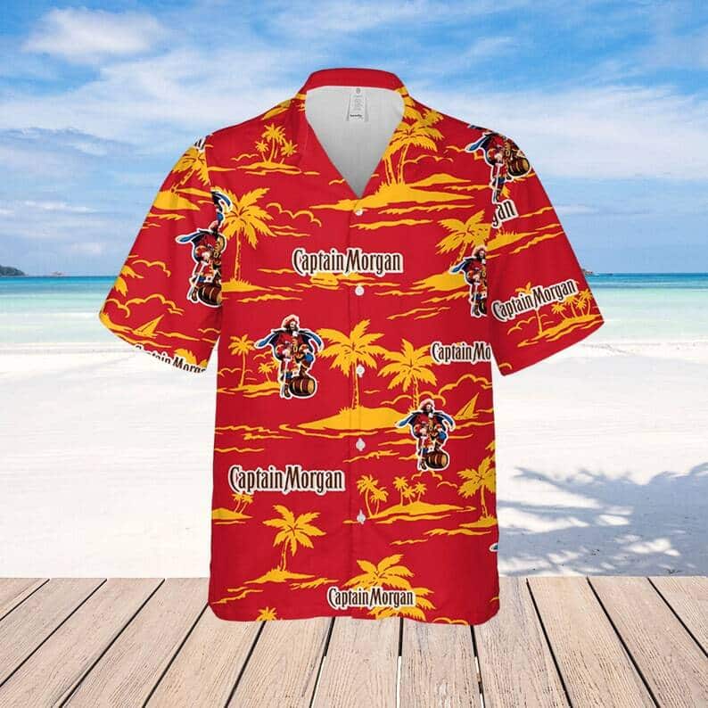 Awesome Captain Morgan Hawaiian Shirt Summer Gift For Dad Awesome Captain Morgan Hawaiian Shirt Summer Gift For Dad
