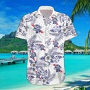 Classic Pabst Blue Ribbon Beer Hawaiian Shirt Tropical Flower Gift For Beer Enthusiast Classic Pabst Blue Ribbon Beer Hawaiian Shirt Tropical Flower Gift For Beer Enthusiast