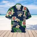 Special Summer Miller Lite Hawaiian Shirt Hibiscus Flower Gift For Family Special Summer Miller Lite Hawaiian Shirt Hibiscus Flower Gift For Family