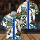 Bud Light Hawaiian Shirt Tropical Foliage Gift For Beer Drinkers Bud Light Hawaiian Shirt Tropical Foliage Gift For Beer Drinkers