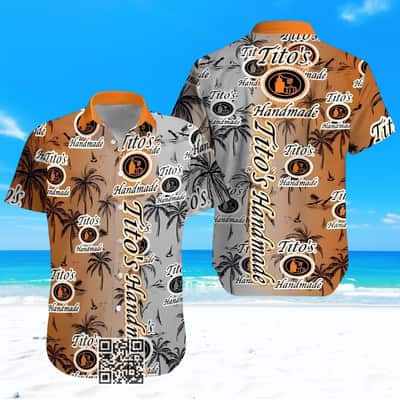 Tito's Handmade Vodka Hawaiian Shirt Coconut Palm Beach Lovers Gift Tito's Handmade Vodka Hawaiian Shirt Coconut Palm Beach Lovers Gift