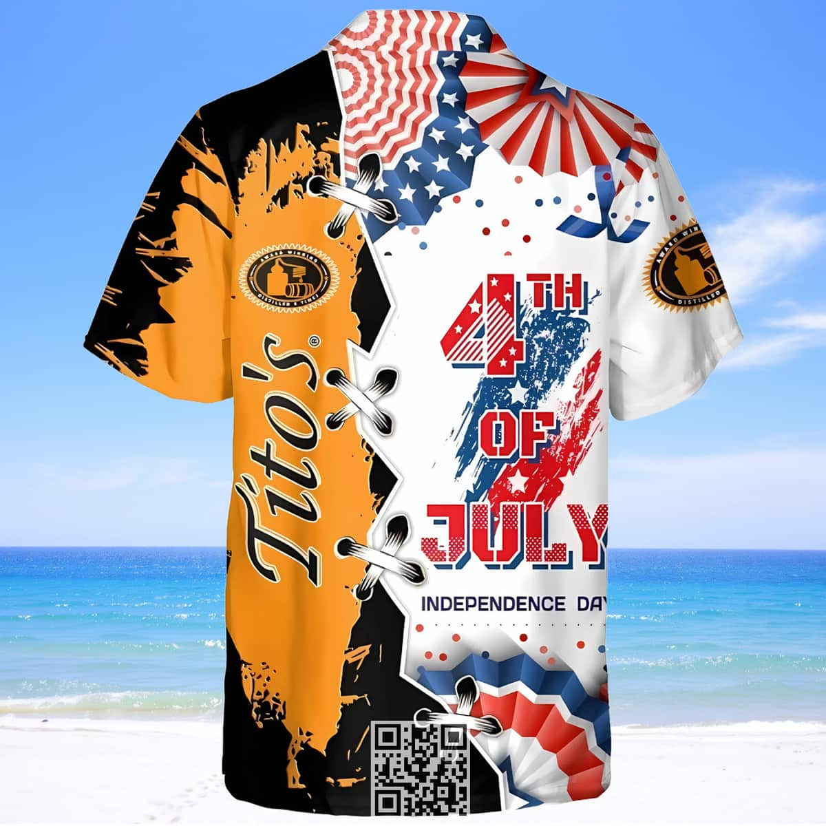 Tito's Handmade Vodka Hawaiian Shirt 4th Of July Independence Day Tito's Handmade Vodka Hawaiian Shirt 4th Of July Independence Day