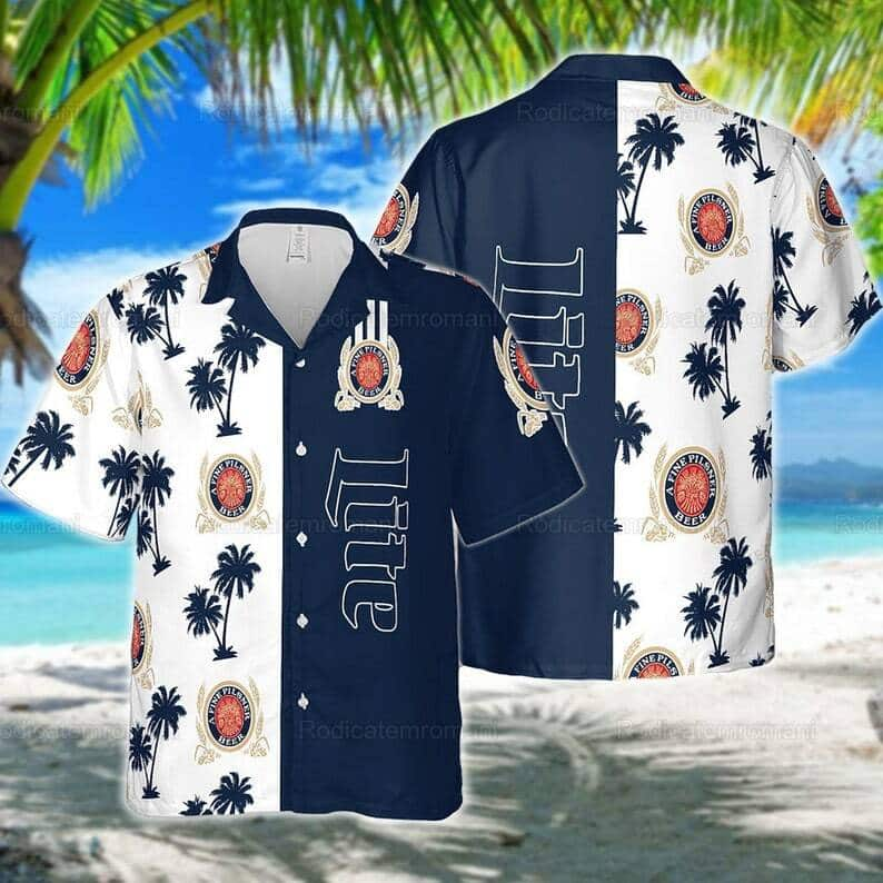 Summer Miller Lite Hawaiian Shirt Trendy Beach Lovers Gifts