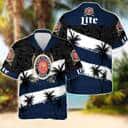 Summer Vibes Miller Lite Hawaiian Shirt Coconut Tree Beach Gift Summer Vibes Miller Lite Hawaiian Shirt Coconut Tree Beach Gift
