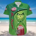 Funny Grinch Loves Dr Pepper Hawaiian Shirt Beer Lovers Gift