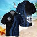 Busch Light Hawaiian Shirt Blue Polynesian Gift For Beer Lovers Busch Light Hawaiian Shirt Blue Polynesian Gift For Beer Lovers