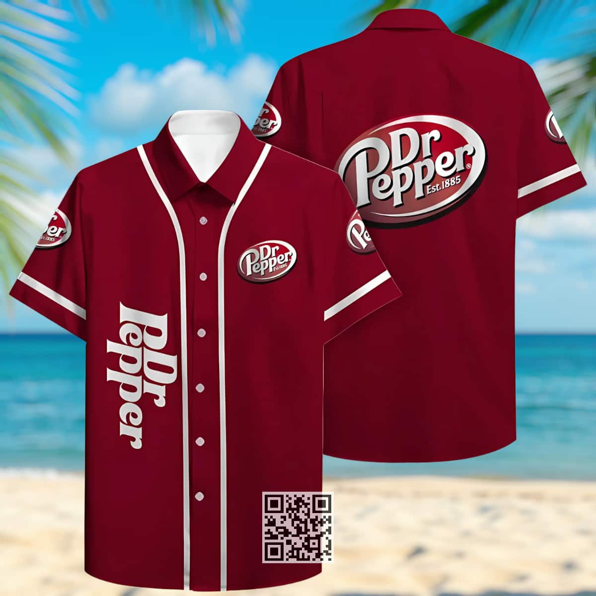 Basic Dr Pepper Hawaiian Shirt Beer Lovers Gift