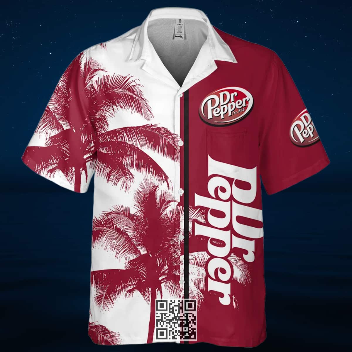 Vintage Dr Pepper Beer Hawaiian Shirt Tropical Coconut Tree Vintage Dr Pepper Beer Hawaiian Shirt Tropical Coconut Tree