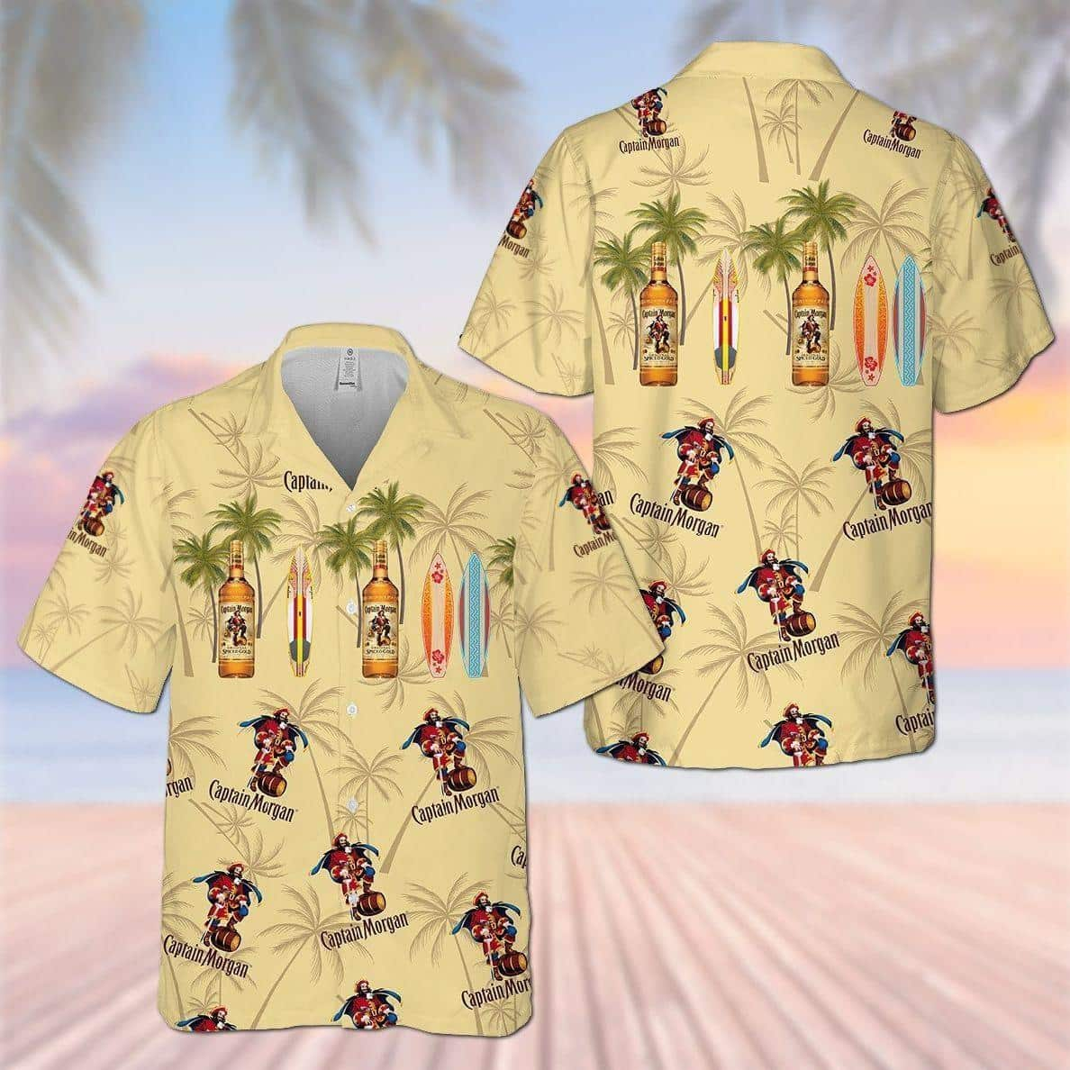 Captain Morgan Dark Rum Hawaiian Shirt Summer Gift For Husband