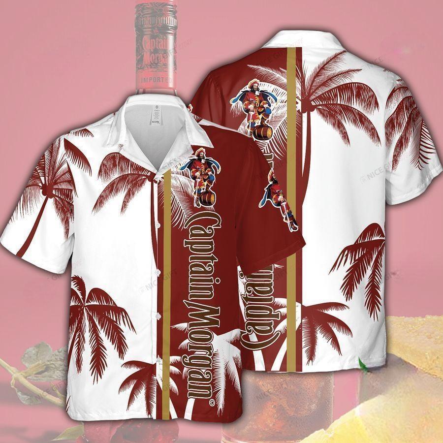 Captain Morgan Rum Hawaiian Shirt Palm Tree Special Gift For New Dad