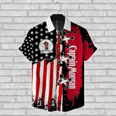 Captain Morgan Rum Hawaiian Shirt US Flag Independence Day Gift For Family Captain Morgan Rum Hawaiian Shirt US Flag Independence Day Gift For Family