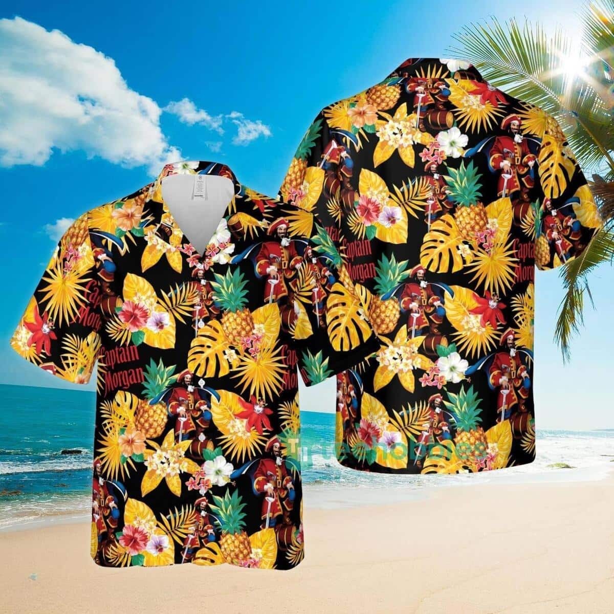 Captain Morgan Hawaiian Shirt Tropical Nature Trendy Summer Gift For Him