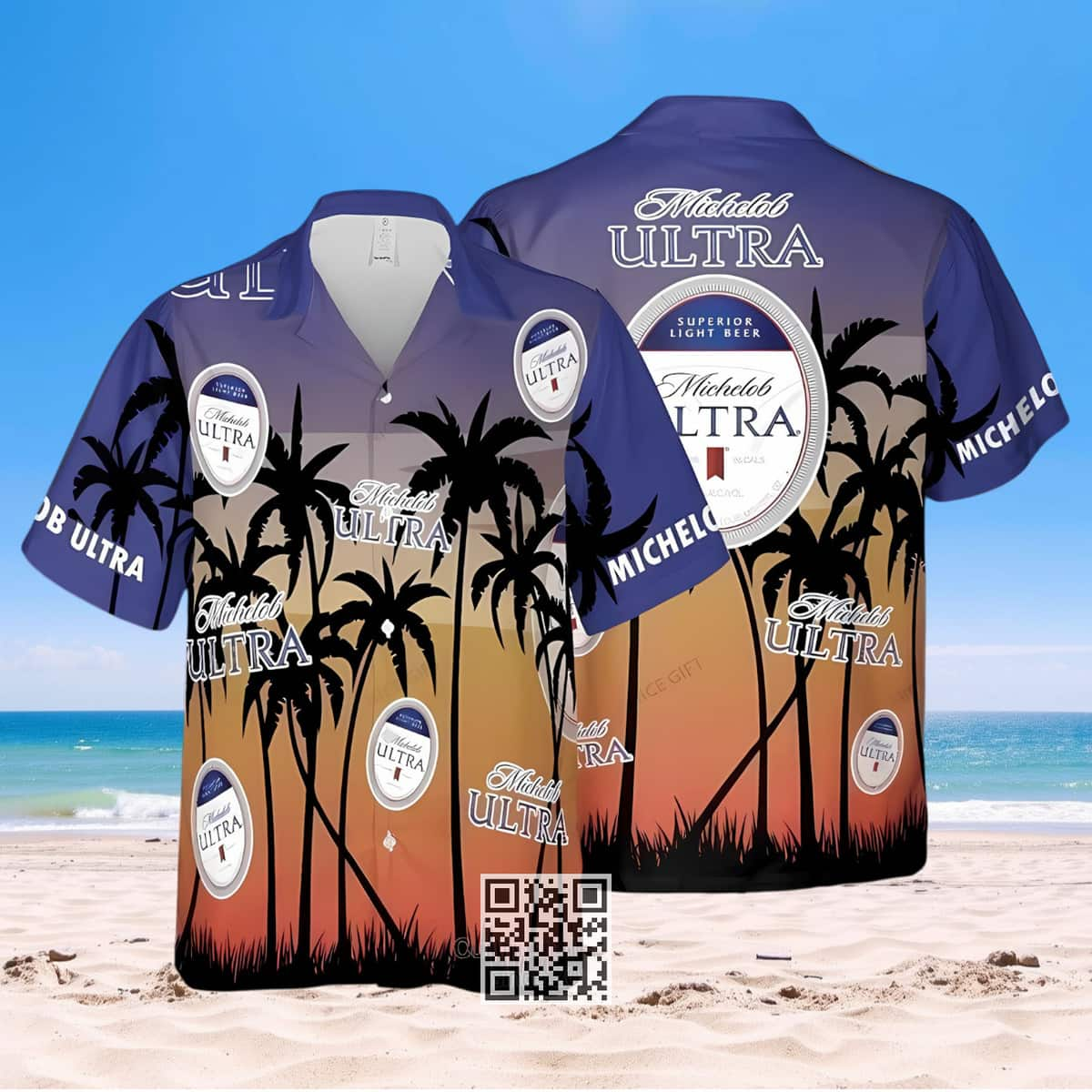 Summer Vibes Michelob Ultra Hawaiian Shirt Gift For Beach Vacation