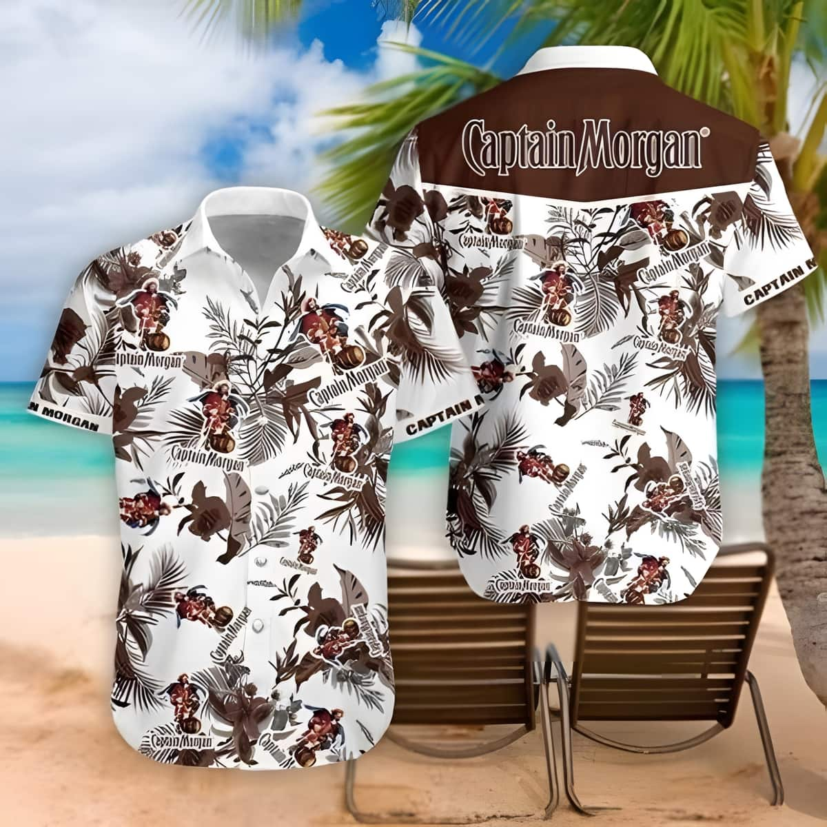 Basic Captain Morgan Hawaiian Shirt Summer Vacation Gift For Rum Drinkers